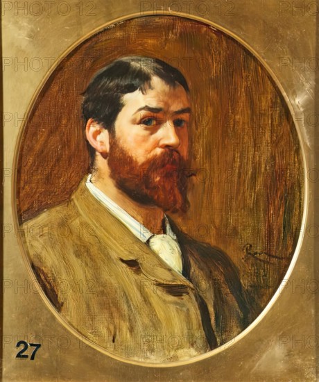 Robert Walker Macbeth, Self Portrait, 1883. Creator: Robert Macbeth Walker.