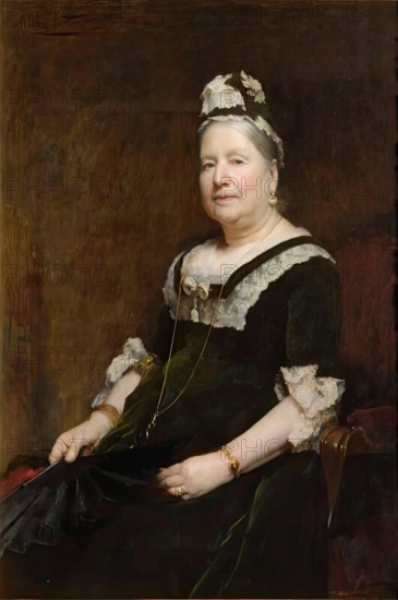Mrs John Webster, 1888. Creator: William Carter.
