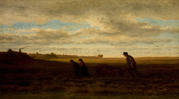 A Dutch Landscape, 1862. Creator: Gerrit Alexander Godart Filip Mollinger.