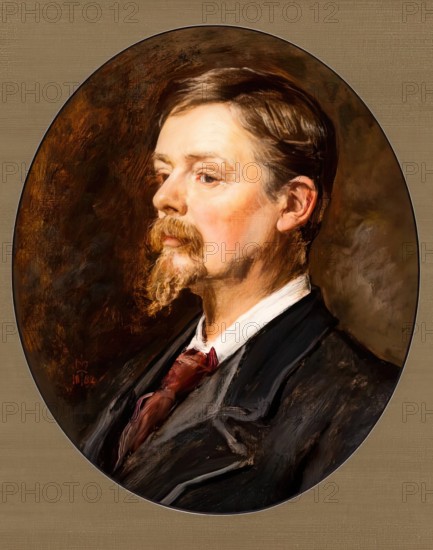 George du Maurier, 1882. Creator: John Everett Millais.