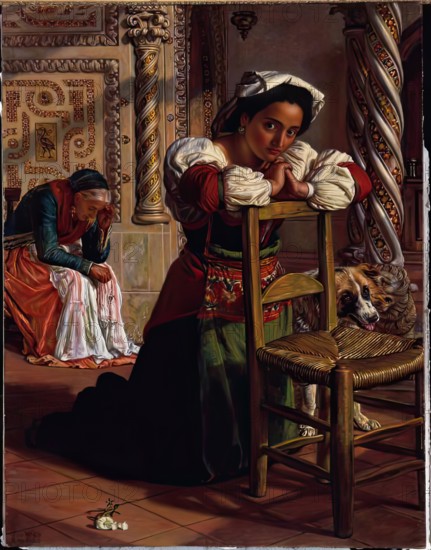Past and Present, 1868. Creator: William Holman Hunt.