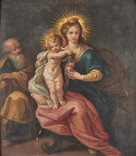 The Holy Family, 17th Century. Creator: Frans Francken II.
