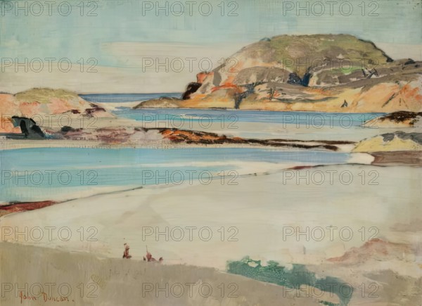 A Beach Scene, 1900-1924. Creator: John Duncan.