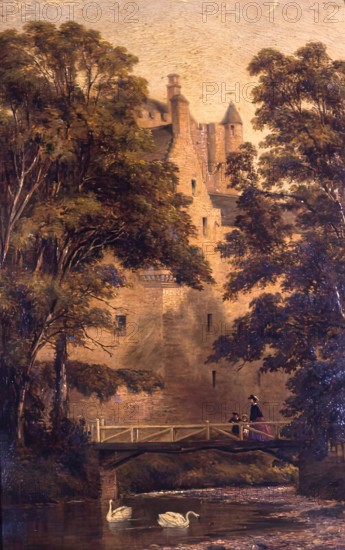 Cawdor Castle, 1863. Creator: George Reid.