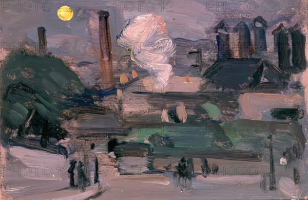 Jeffrey's Brewery, Edinburgh, c1900. Creator: Samuel John Peploe.