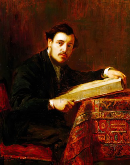 Professor William Robertson Smith, MA LLD, c1894. Creator: Archibald David Reid.