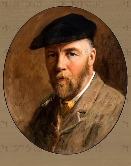 Self Portrait, 1891. Creator: Archibald David Reid.
