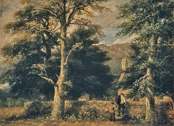 The Church at Bettws-Y-Coed, 1851. Creator: David Cox the Elder.