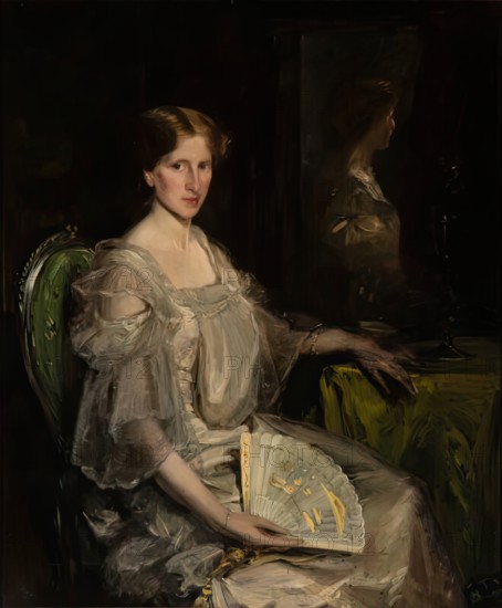 The Ivory Fan, c1906. Creator: Douglas Strachan.