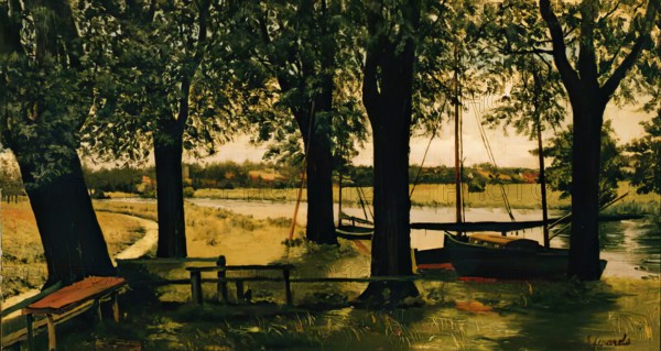 Surlingham Ferry, 1845-1869. Creator: Edwin Edwards.