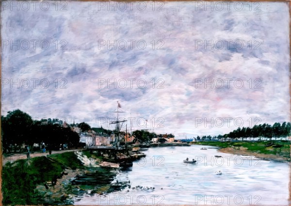 Saint-Valery-sur-Somme, 1890. Creator: Eugene Louis Boudin.