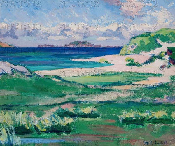 Lunga from Iona, c1928. Creator: Francis Campbell Bolleau Cadell.