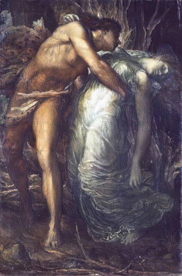 Orpheus and Eurydice, 1872. Creator: George Frederick Watts.