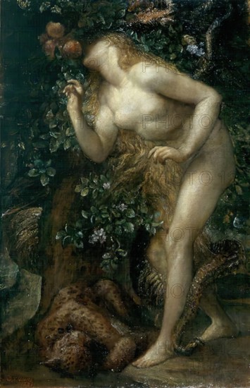 Eve Tempted, 1881. Creator: George Frederick Watts.