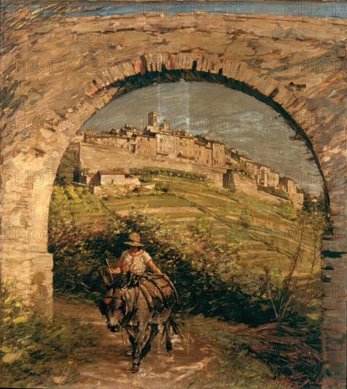 The Aqueduct, c1880-1920. Creator: Henry Herbert la Thangue.