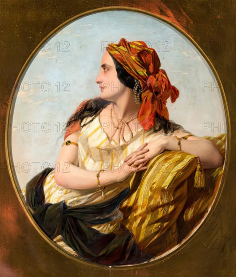 Eastern Lady, 1849. Creator: Henry Nelson O'Neil.