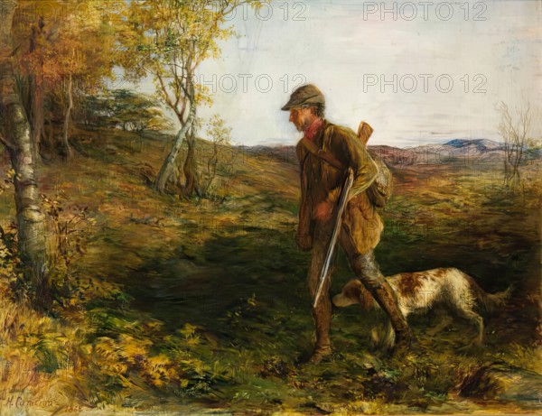 The Gamekeeper, 1868. Creator: Hugh Cameron.