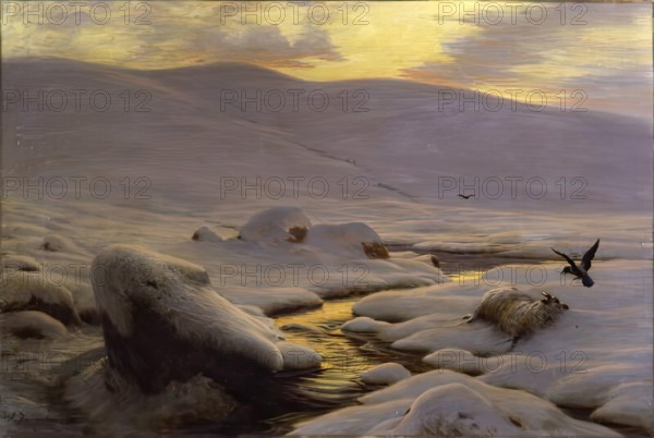 The Weary Waste Of Snow, Forest Of Birse, c1898. Creator: Joseph Farquharson.