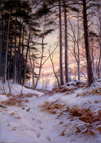 Afterglow, 1912. Creator: Joseph Farquharson.