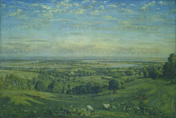 The Horseshoe Bend of the Severn, 1909. Creator: Philip Wilson Steer.