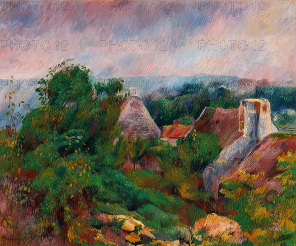 La Roche Guyon, 1885 - 1886. Creator: Pierre-Auguste Renoir.