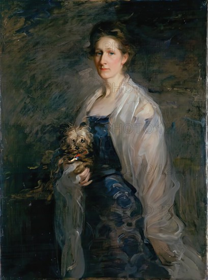 Mrs William Pyper, 1900. Creator: Robert Brough.