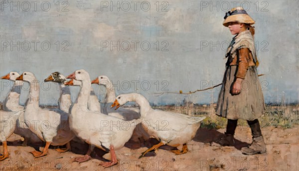 To Pastures New, 1883. Creator: Sir James Guthrie.