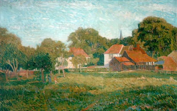 Hertingfordbury, 1908. Creator: Spencer Gore.