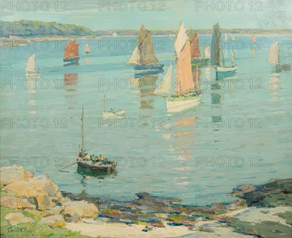 In with the Tide, Concarneau, 1929-30. Creator: Terrick Williams.