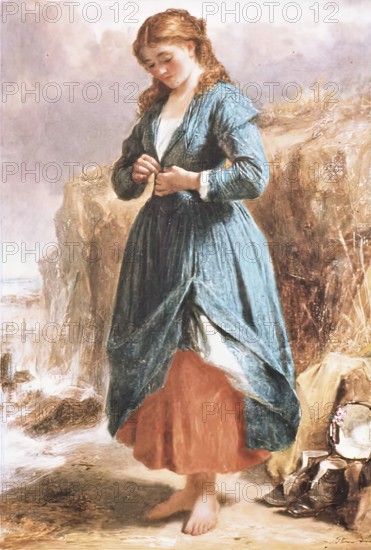 A Seaside Toilet, 1868. Creator: Thomas Faed.