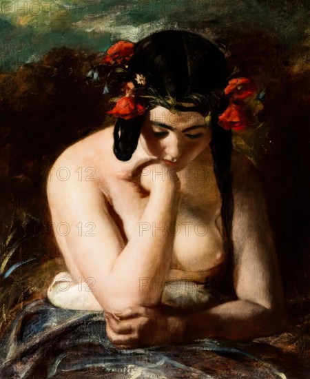 Somnolency, 1838. Creator: William Etty.