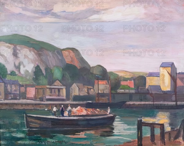 A Quayside, Boulogne, c1880-1920. Creator: William York Macgregor.