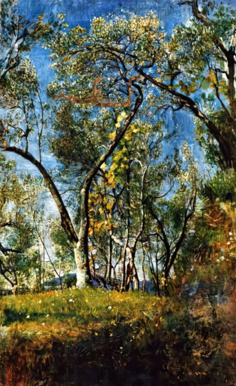 Landscape with Trees, c1920s. Creator: Annie Louisa Swynnerton.