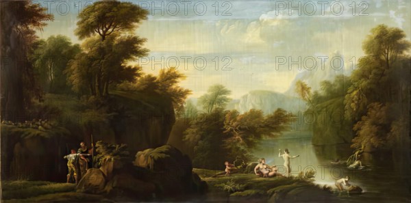 A Classical Landscape, 1736. Creator: James Norie.
