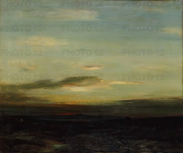 In Benderloch-Sunset, 1909. Creator: John Campbell Mitchell.