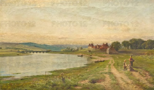 View of the Bridge O' Dee, 1879. Creator: John Mitchell.