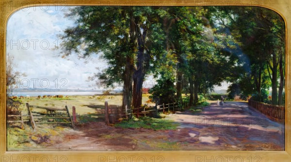 The Avenue at Old Montrose, 1865. Creator: George Reid.