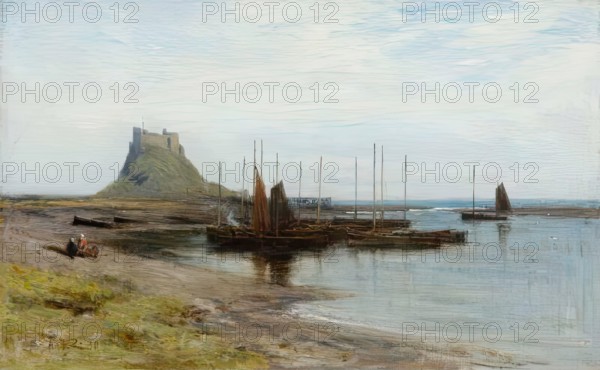 Holy Island Castle, 1880. Creator: George Reid.