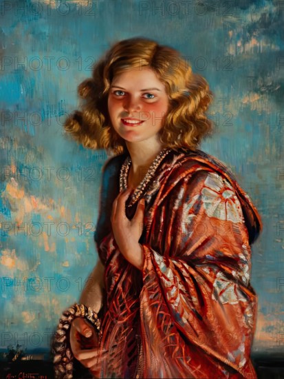 The Smiling Amazon, 1933. Creator: Alexander Christie.