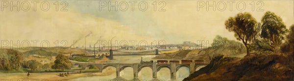 A South Prospect of Aberdeen, c1850. Creator: Unknown.