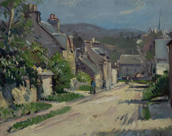 Street in Comrie, 1902. Creator: Samuel John Peploe.