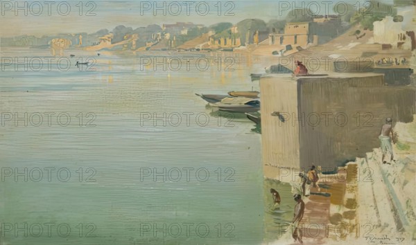 Benares, 1927. Creator: Ernest Stephen Lumsden.
