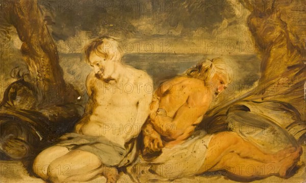 Sketch after Rubens, 1838. Creator: John Phillip.