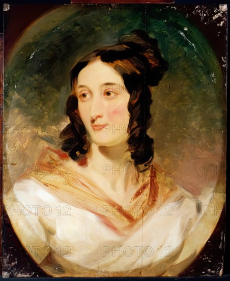 Portrait of a Lady, c1838. Creator: John Phillip.