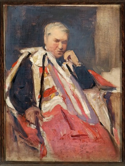 Robert Threshie Reid, 1st Earl Loreburn, (1846-1923), Lord Chancellor, c1907. Creator: George Reid.