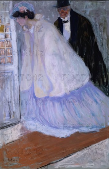 Sortie du Théâtre, 1905. Creator: Charles Dufresne.