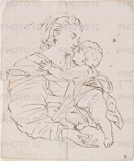 Madonna And Child. Creator: William Williams.
