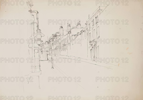 Streetscene. Creator: Alfred William Rich.