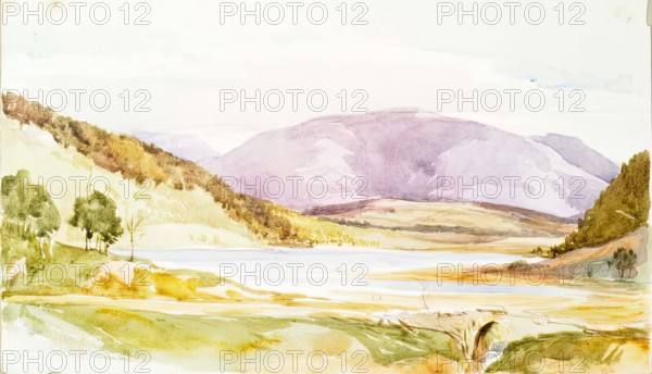 Loch Pitulish, c1840s. Creator: John Phillip.