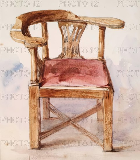 Corner Chair, c1837-1867. Creator: John Phillip.